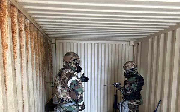 Emergency Management Airmen monitor for hazards