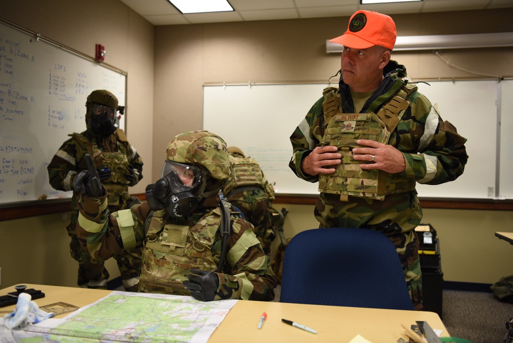 Emergency Management training at the Alpena Combat Readiness Training Center