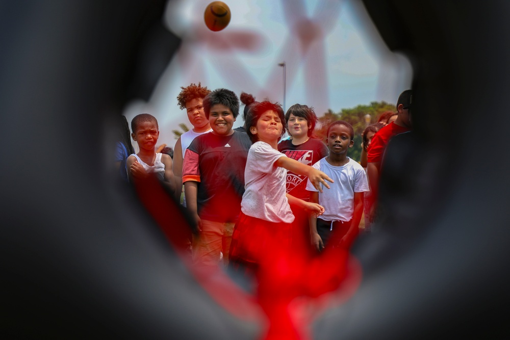 ARSOUTH hosts field day for Booker T. Washington Elementary School