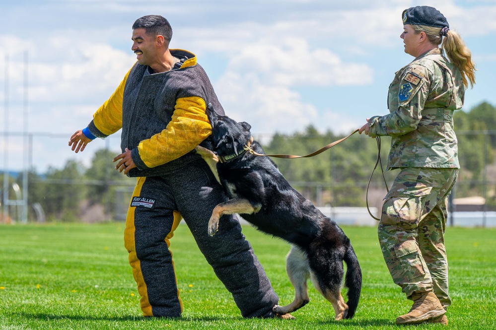 10th SFS Military Working Dog Section’s Front Range K9 Competition