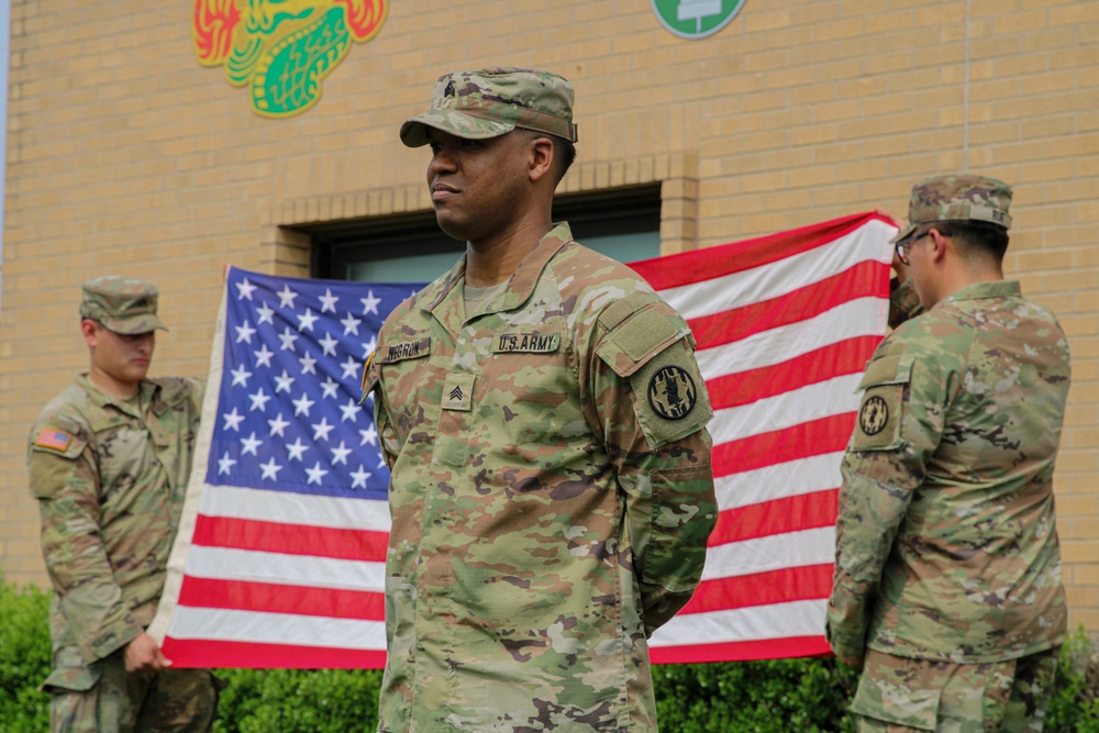 Sgt. Kevin Negron Reenlistment Ceremony