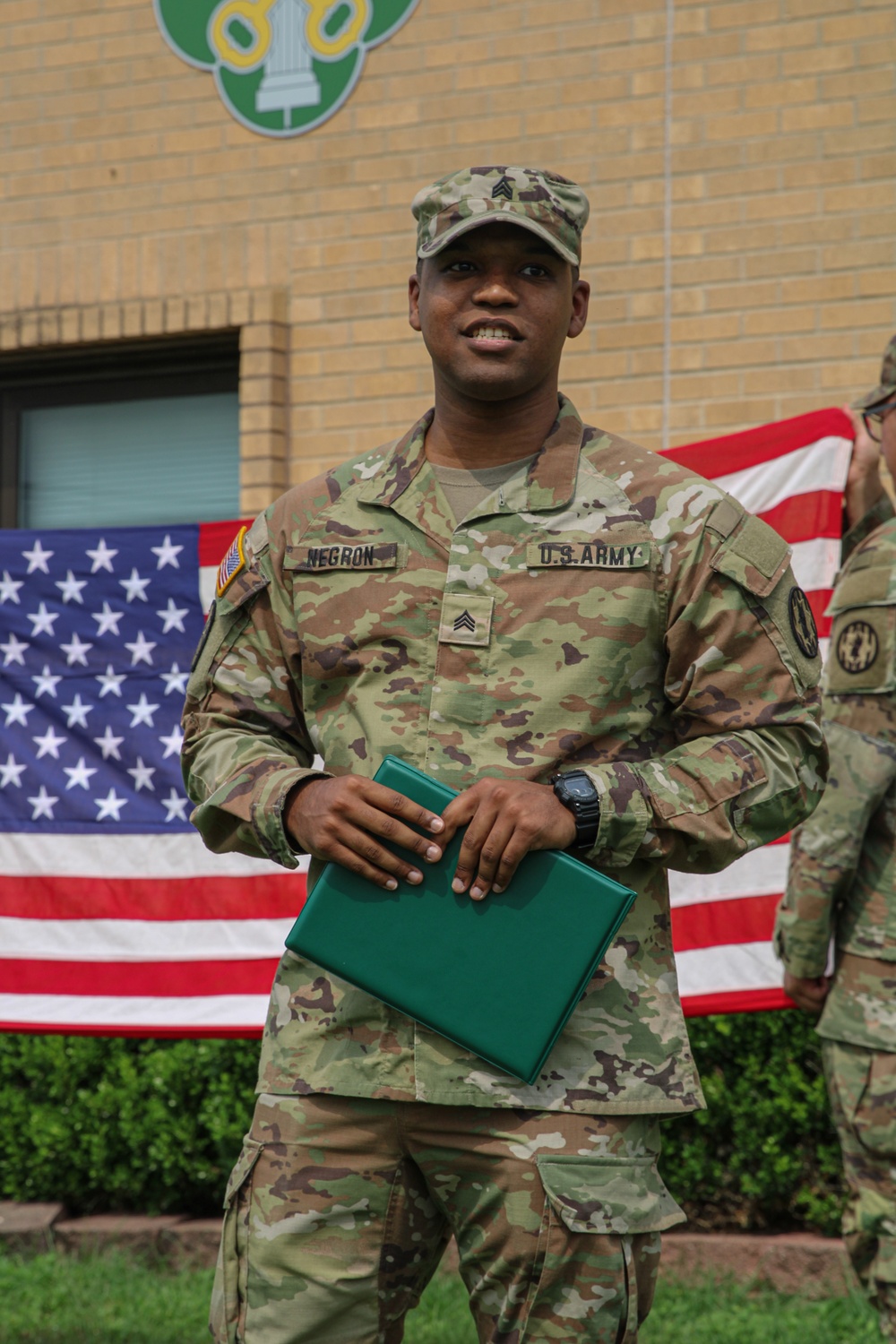 Sgt. Kevin Negron Reenlistment Ceremony