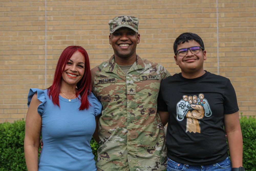 Sgt. Kevin Negron Reenlistment Ceremony