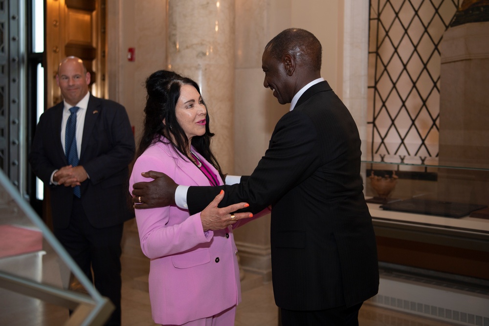 Kenyan President William Ruto Visits ANC