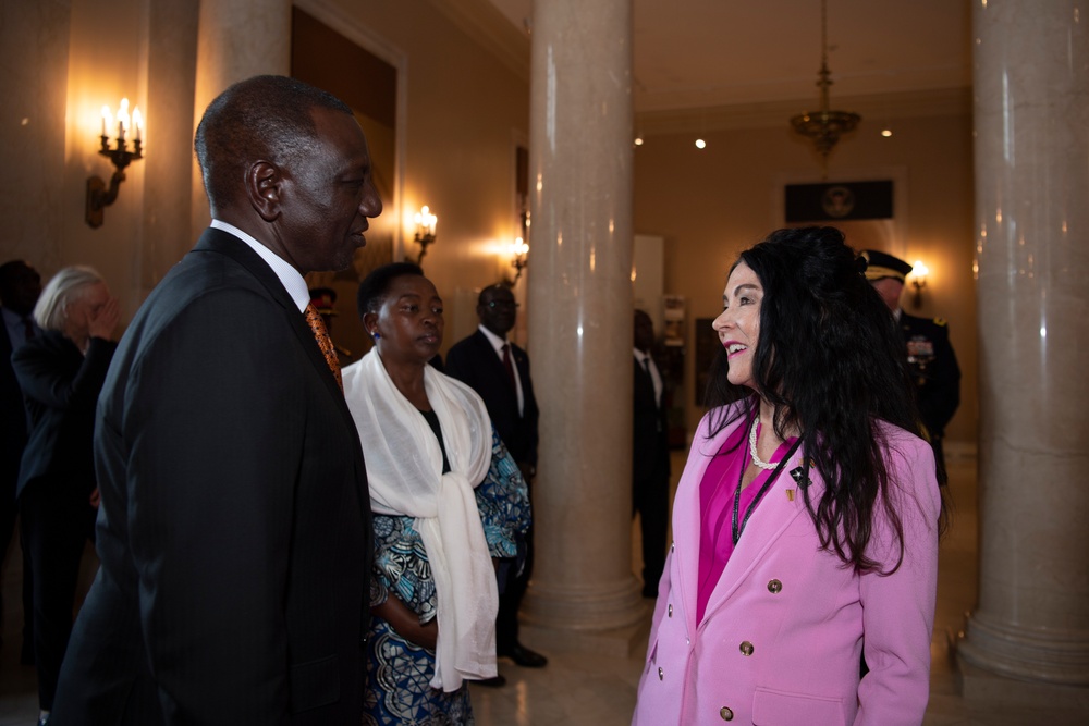 Kenyan President William Ruto Visits ANC