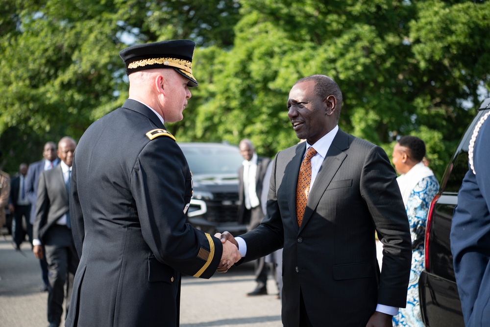 Kenyan President William Ruto Visits ANC