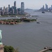 USS Bataan departs from New York City