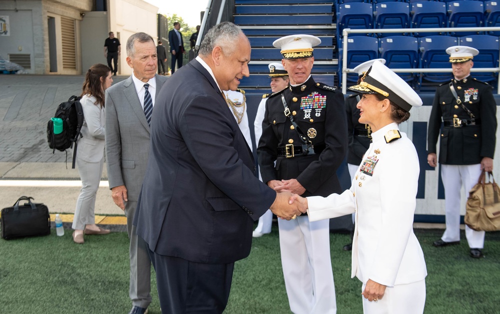 The U.S. Naval Academy Commissioning Ceremony