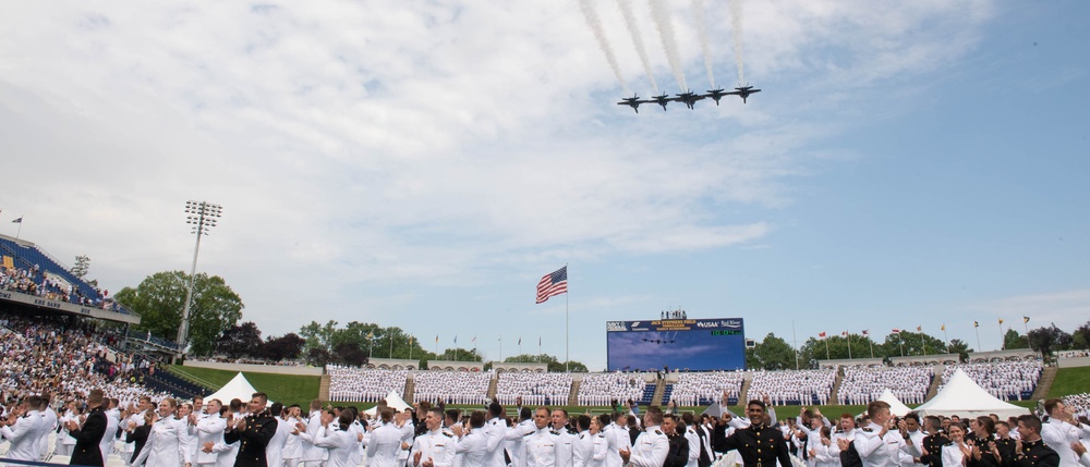 The U.S. Naval Academy Commissioning Ceremony