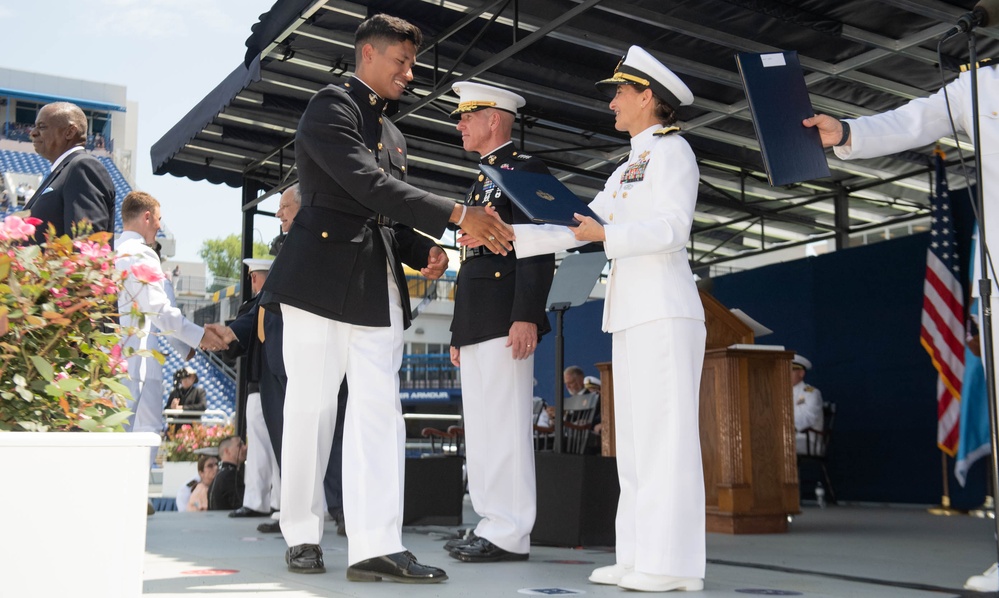 The U.S. Naval Academy Commissioning Ceremony