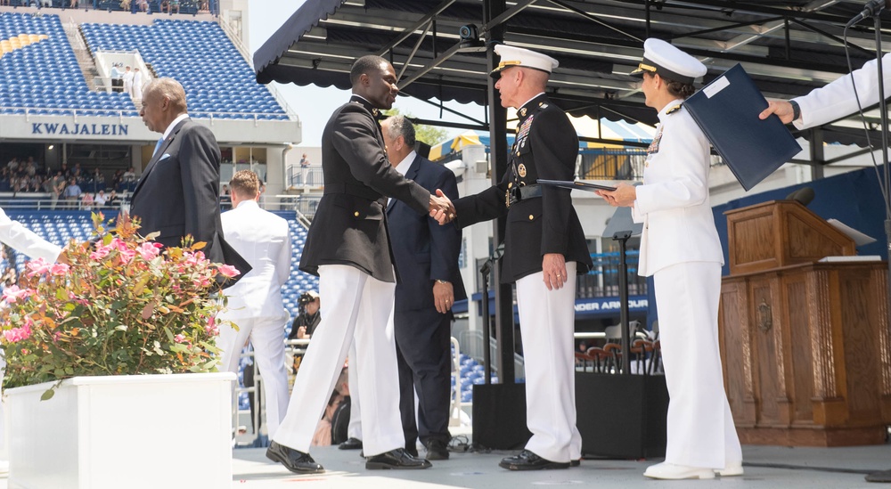 The U.S. Naval Academy Commissioning Ceremony