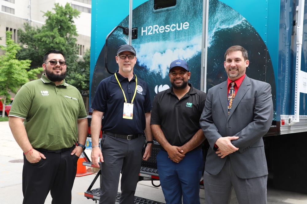 ERDC's H2rescue demonstrated on Capitol Hill at the inaugural World Fire Congress