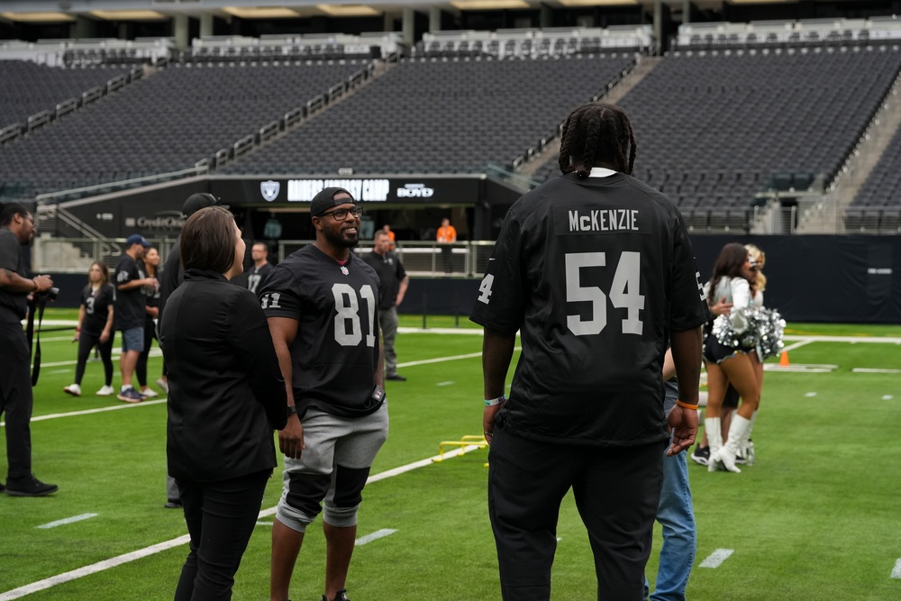 Raiders Fantasy Camp: Honoring Creech and Nellis Airmen
