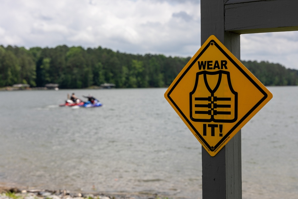 Water Safety Sign at Allatoona Lake