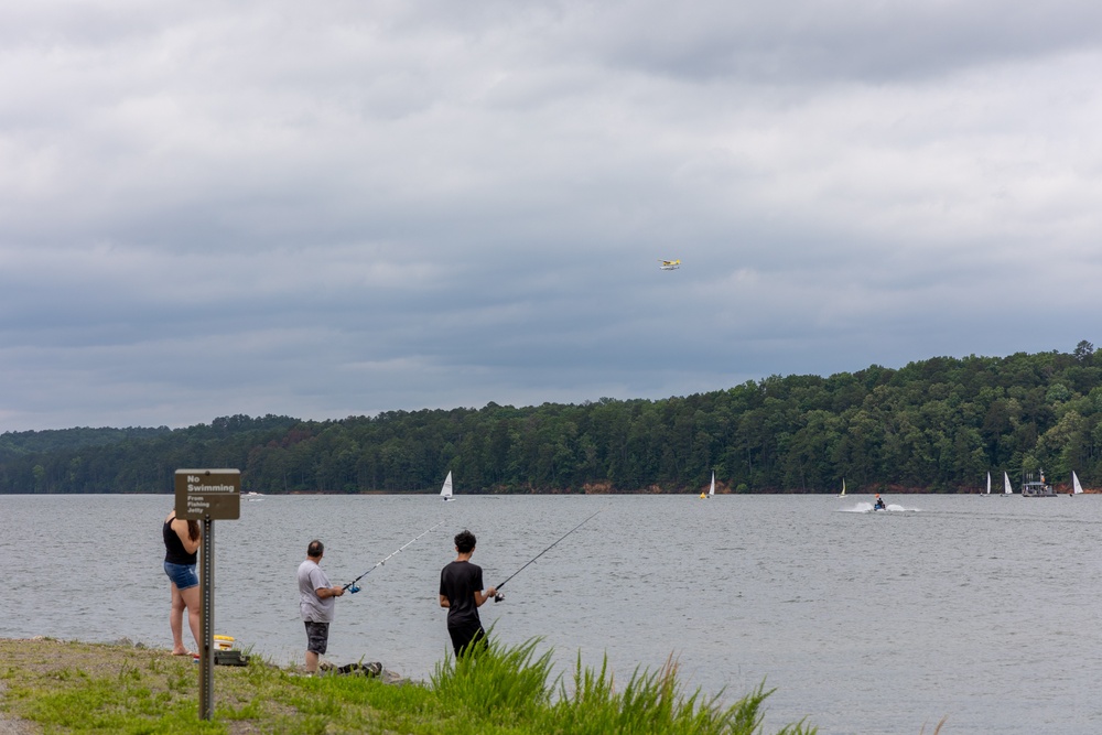 Fishing at Galt's Ferry Day Use Area on Memorial Day