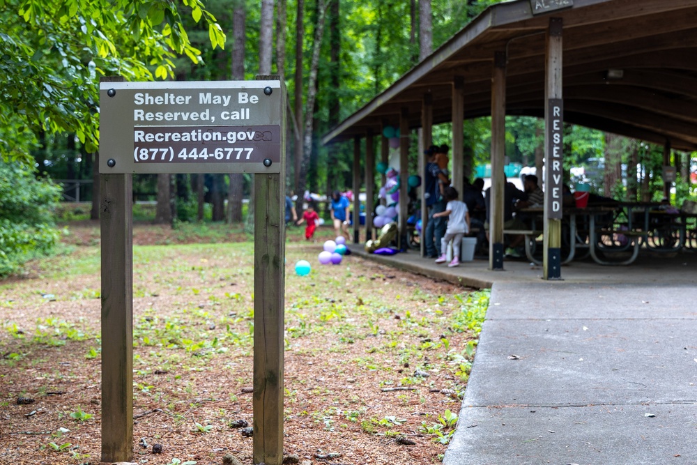 Reserved Shelter at Galt's Ferry Day Use Area