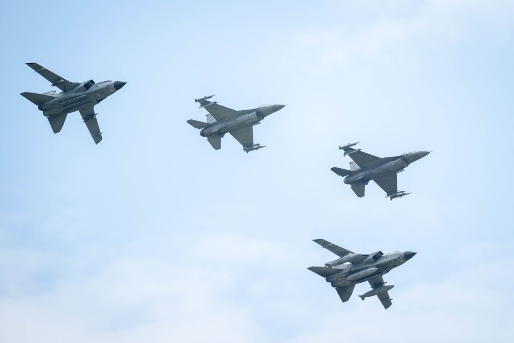 NATO Allies celebrate 50 year anniversary of F-16 and Tornado