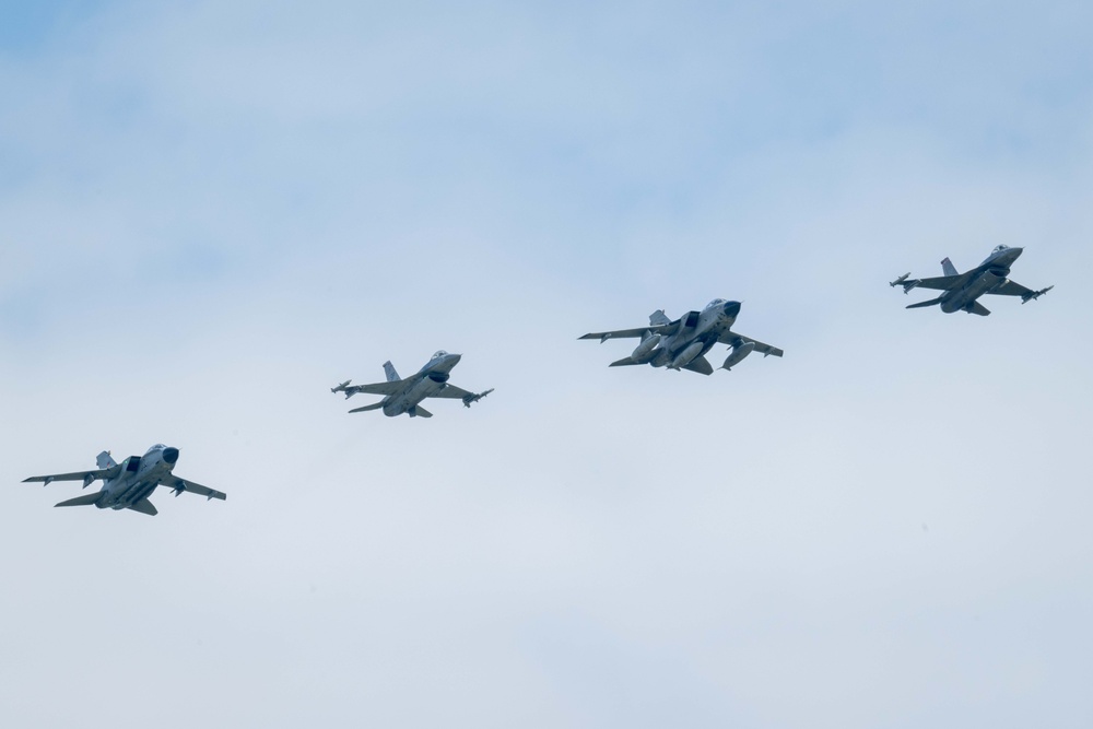 NATO Allies celebrate 50 year anniversary of F-16 and Tornado