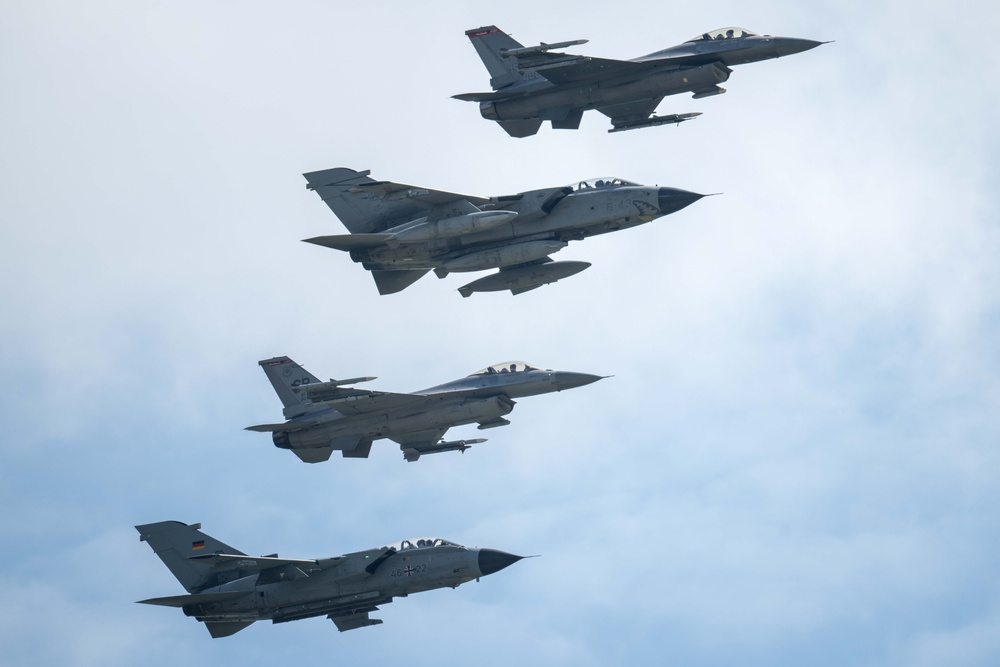 NATO Allies celebrate 50 year anniversary of F-16 and Tornado