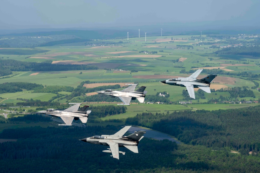 NATO Allies celebrate 50 year anniversary of F-16 and Tornado