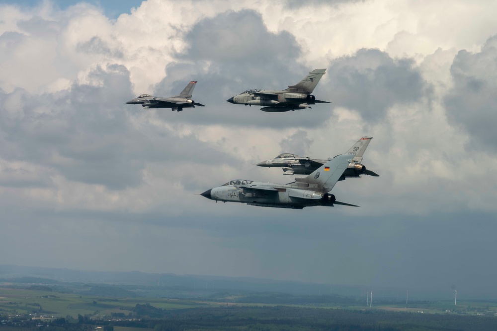 NATO Allies celebrate 50 year anniversary of F-16 and Tornado