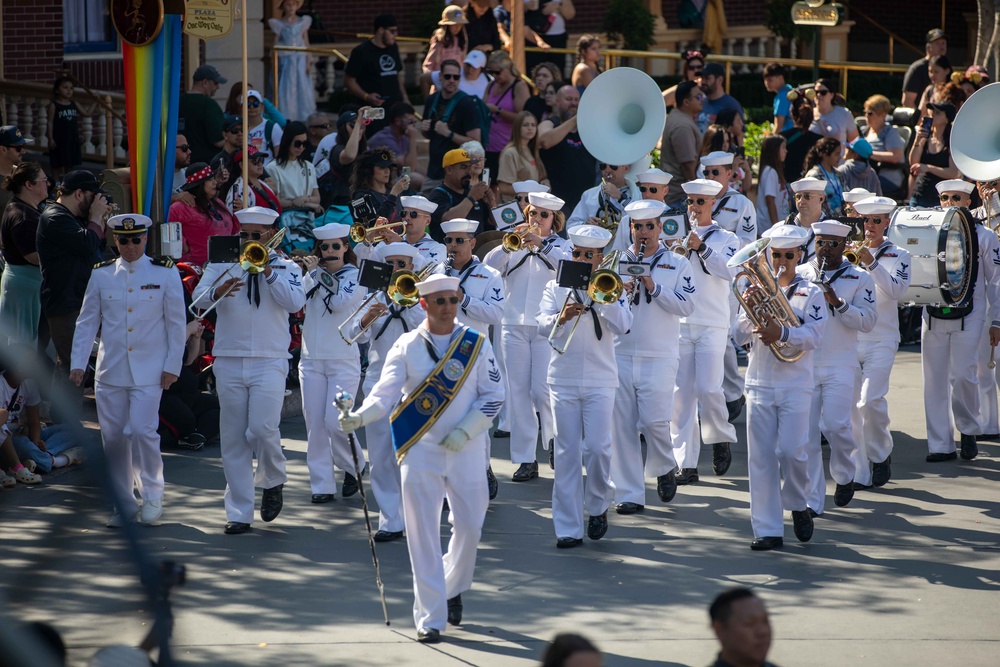 Los Angeles Fleet Week 2024: Disneyland March