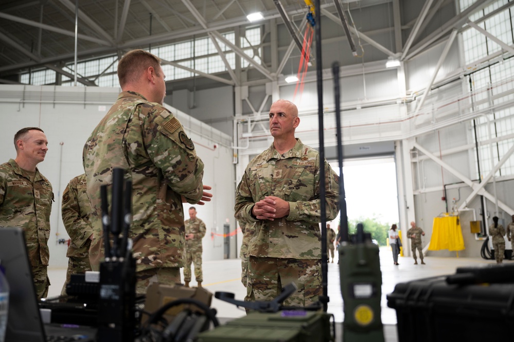 CMSAF David Flosi visits JBMDL