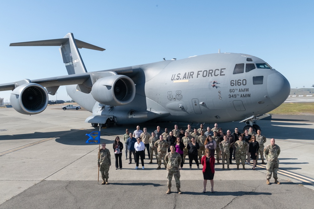 The 60th Contracting Squadron poses for a group photo