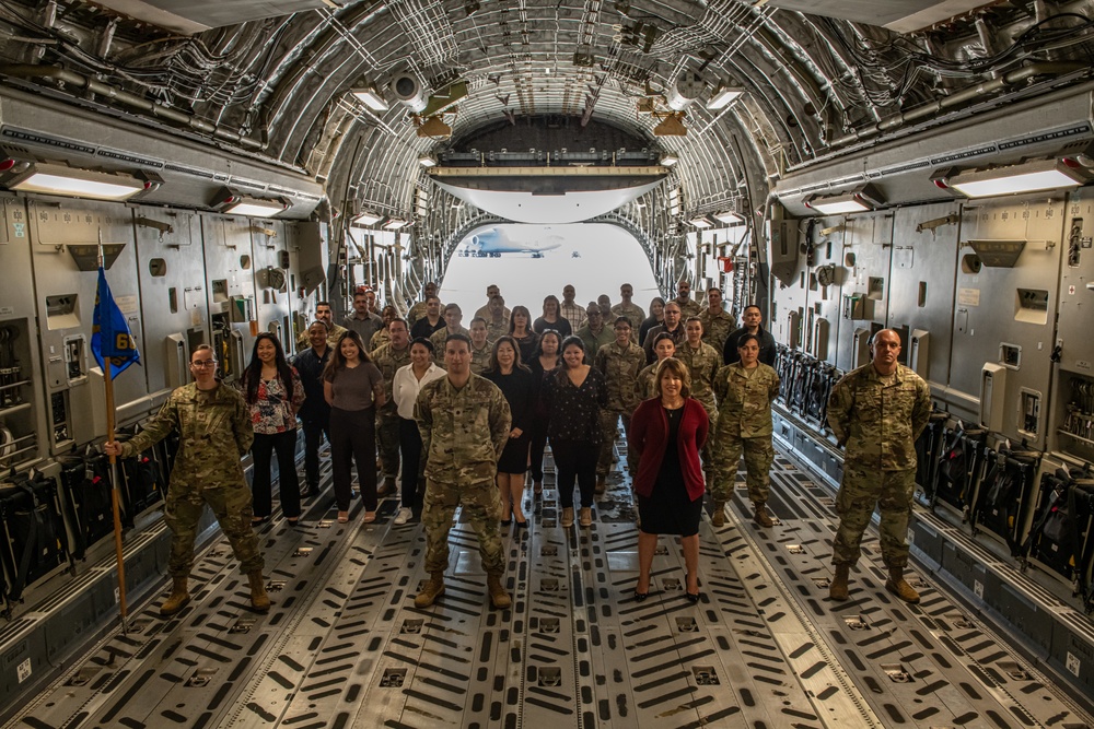 The 60th Contracting Squadron poses for a group photo