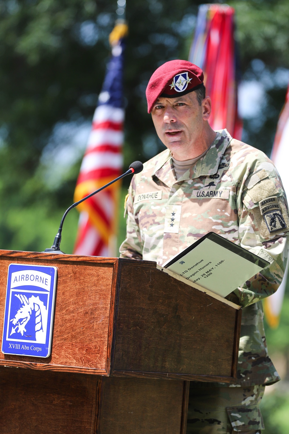 XVIII Airborne Corps Dragon Honors Ceremony