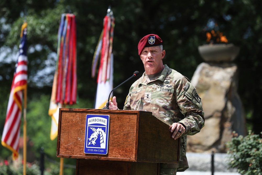 XVIII Airborne Corps Dragon Honors Ceremony