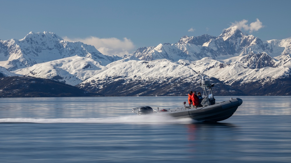 AKANG 212th Rescue Squadron conducts site survey for water rescue training in Alaska