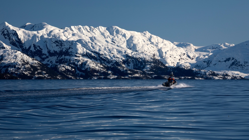 AKANG 212th Rescue Squadron conducts site survey for water rescue training in Alaska