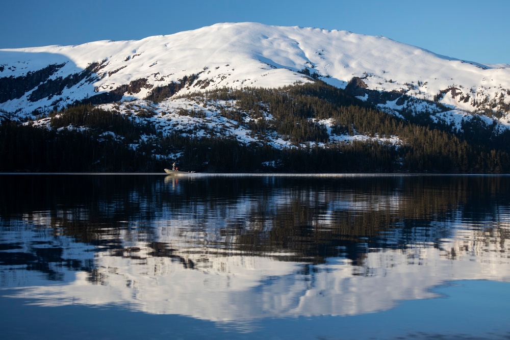 AKANG 212th Rescue Squadron conducts site survey for water rescue training in Alaska