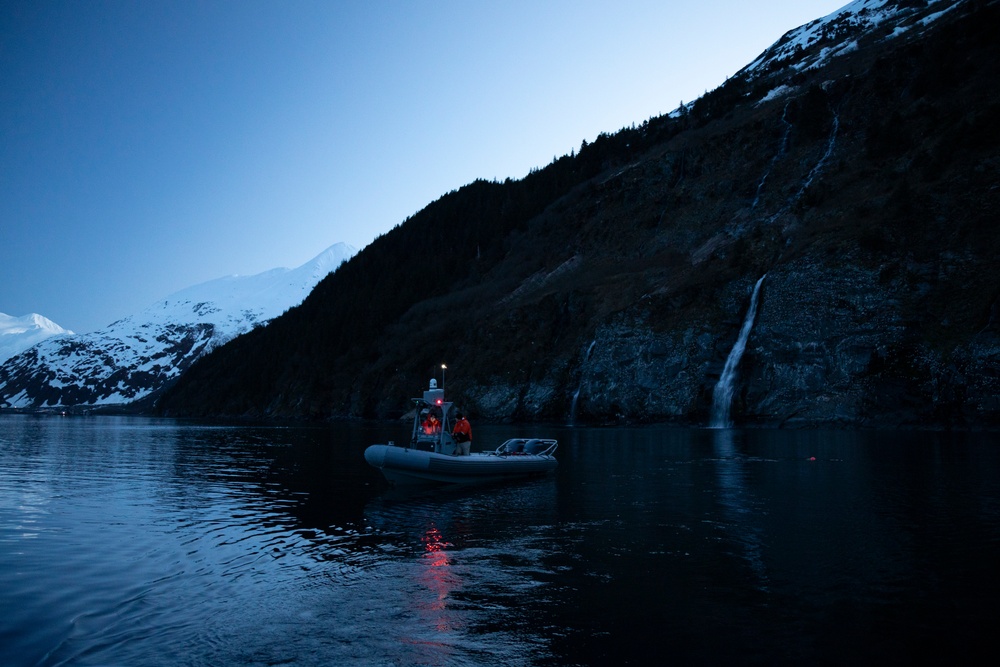 AKANG 212th Rescue Squadron conducts site survey for water rescue training in Alaska