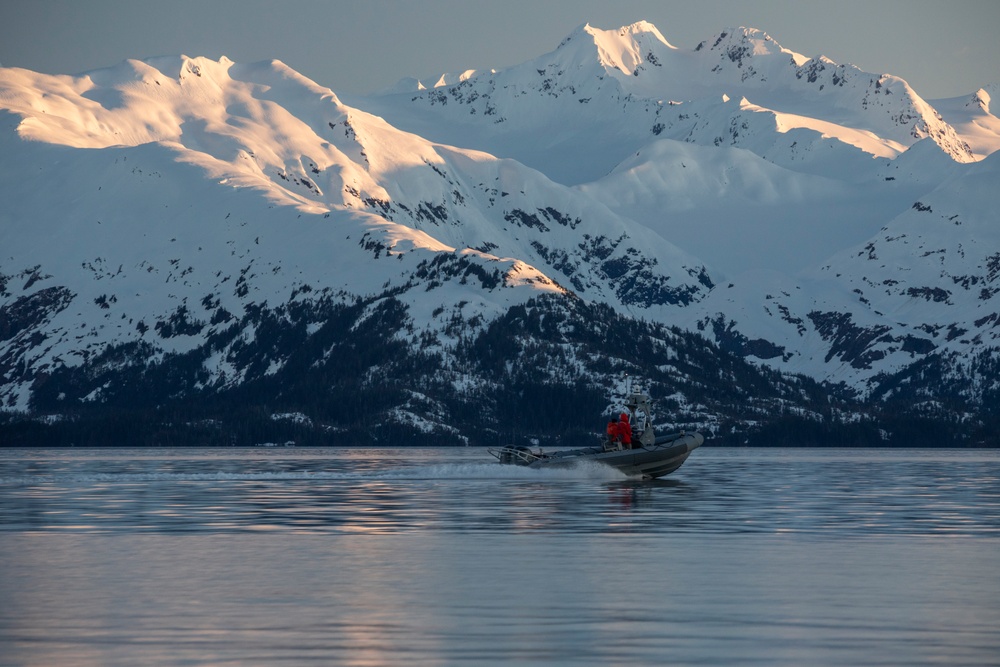 AKANG 212th Rescue Squadron conducts site survey for water rescue training in Alaska