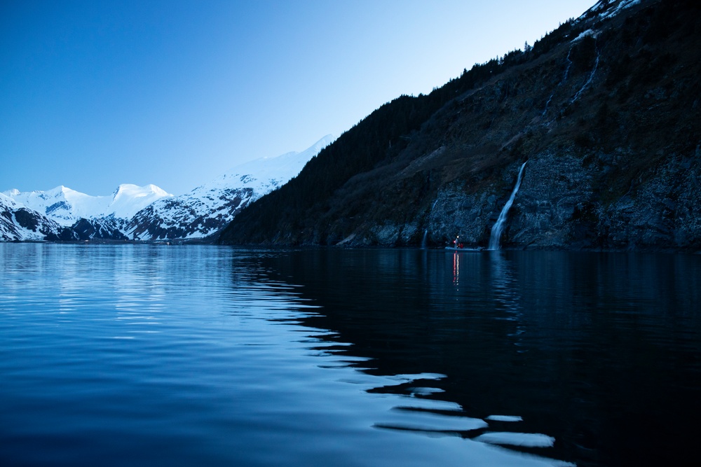 AKANG 212th Rescue Squadron conducts site survey for water rescue training in Alaska