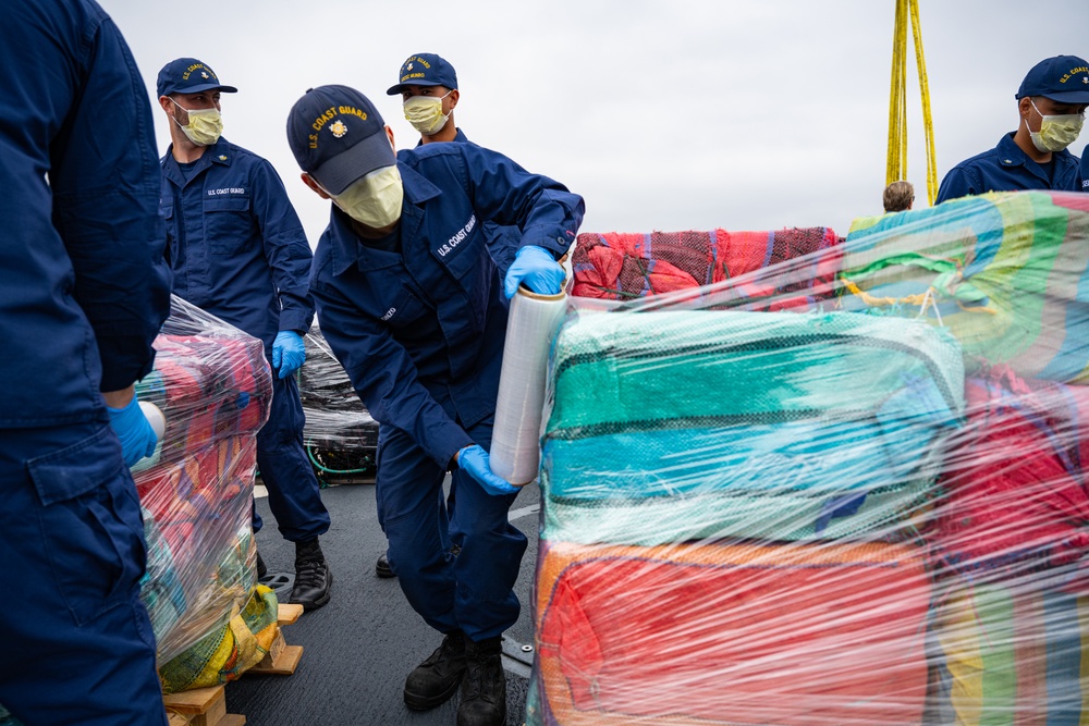 Coast Guard offloads approximately 33,768 pounds of cocaine in San Diego