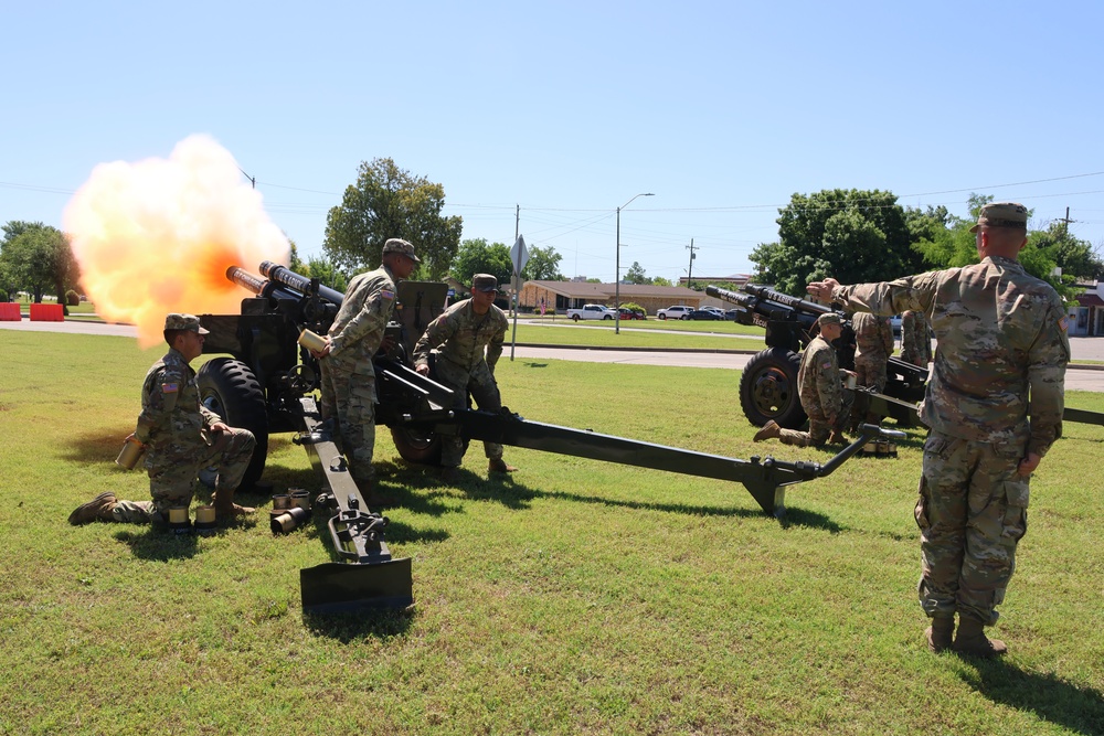 Fort Sill Salute Battery participates in Parade