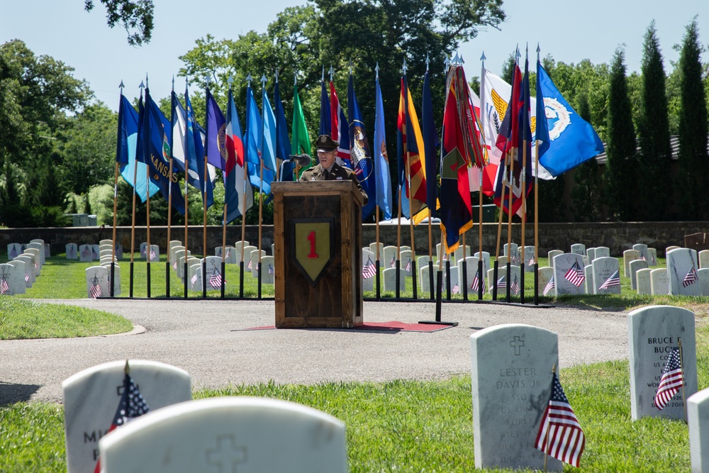 1st Infantry Division Hosts the 2024 Memorial Day Ceremony