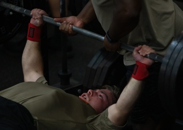 Paratroopers take part in 'Strongest All American' Weightlifting Competition during AAW24