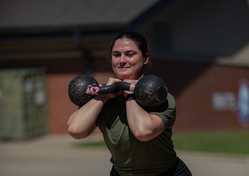 Paratroopers take part in 'Strongest All American' Weightlifting Competition during AAW24