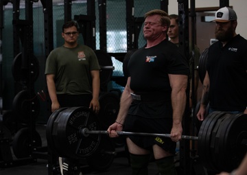 Paratroopers take part in 'Strongest All American' Weightlifting Competition during AAW24