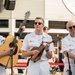 U.S. Navy Band Country Current Bluegrass Ensemble performs before &quot;Navy Day&quot; at the Nationals stadium