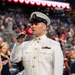U.S. Navy Band Country Current Bluegrass Ensemble performs before &quot;Navy Day&quot; at the Nationals stadium