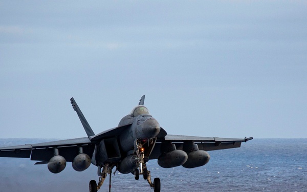 Abraham Lincoln conducts flight operations