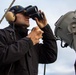 Sailors stand watch during flight operations