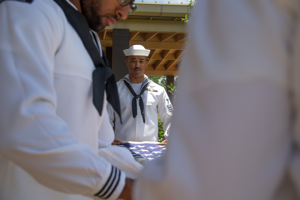 Pacific Missile Range Facility Honor Guard Conducts Funeral Honors