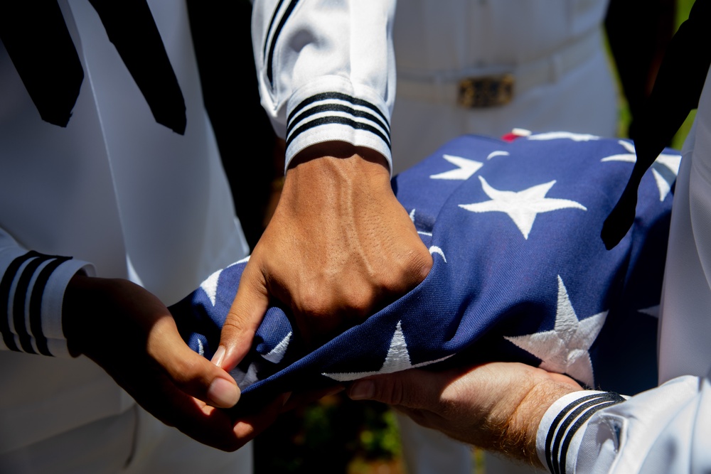 Pacific Missile Range Facility Honor Guard Conducts Funeral Honors