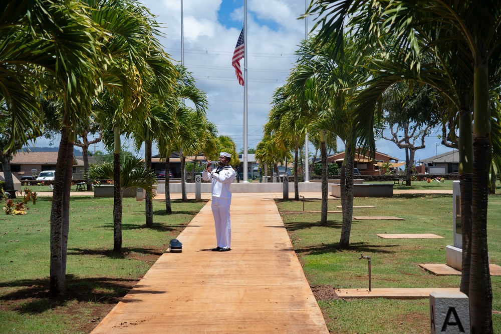 Pacific Missile Range Facility Honor Guard Conducts Funeral Honors